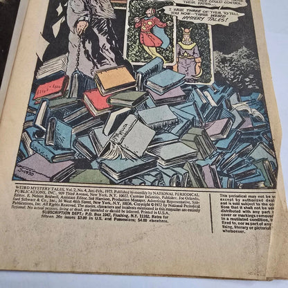 Weird Mystery Tales Vol 2 #4 DC Horror Comic 1973 Bronze Age