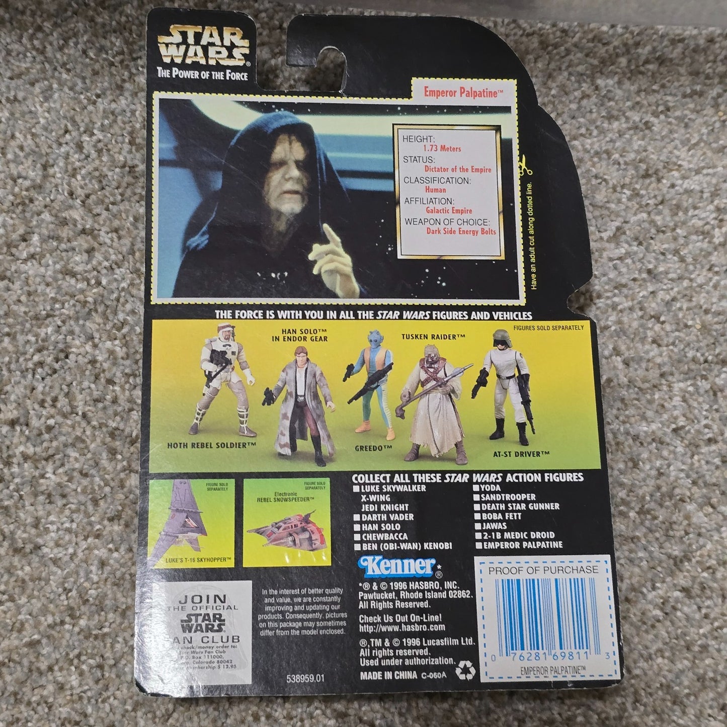 Star Wars Power of the Force Freeze Frame Kenner 1997 MOC
