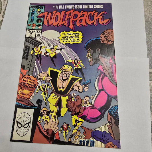 Wolfpack #11 Marvel Comic 1989 Limited Series Bronze Age