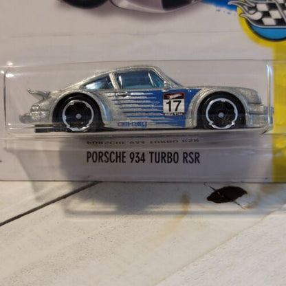 Hot Wheels Porsche 934 Turbo RSR Silver Speed Graphics FALKEN New Protecto Pak
