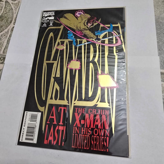 Gambit #1 Marvel Comic 1993 X-Men Cajun Limited Series Issue 1