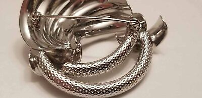 Silver Tone Brooch