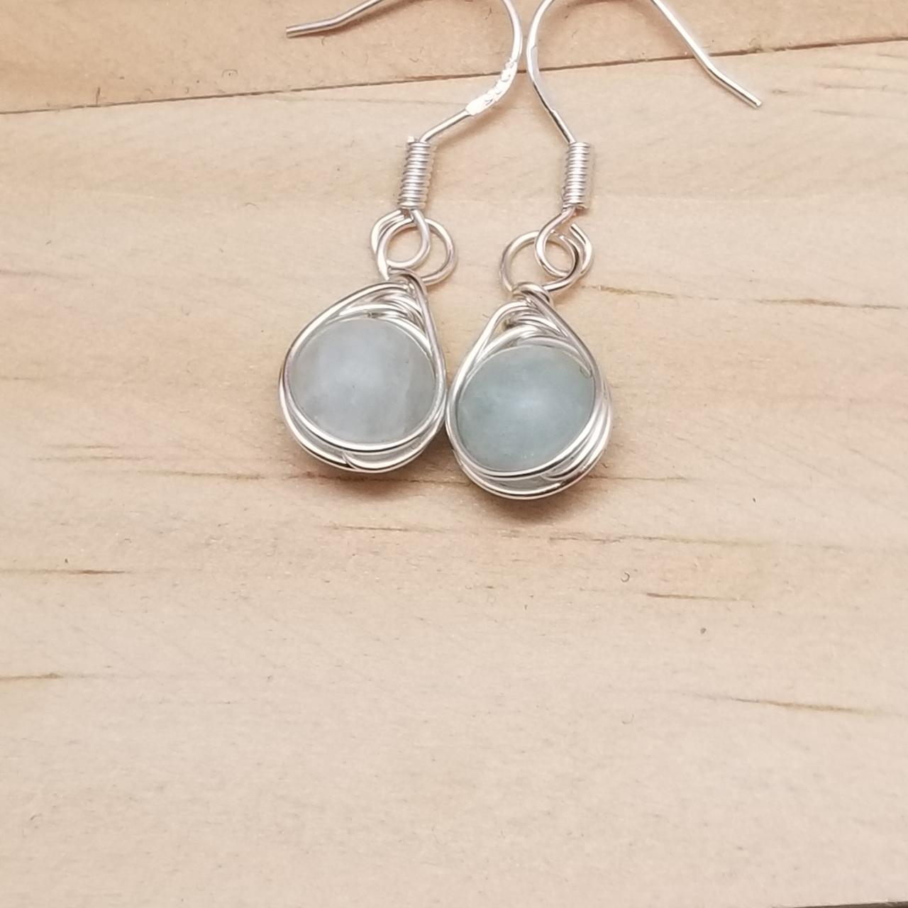 Handmade Tear Drop Dagnle Earrings