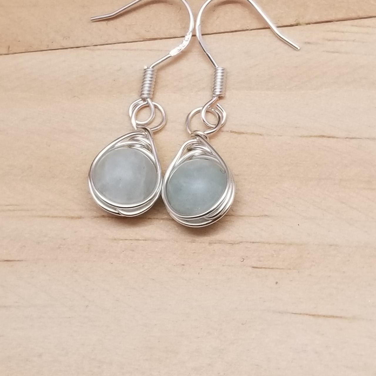 Handmade Tear Drop Dagnle Earrings