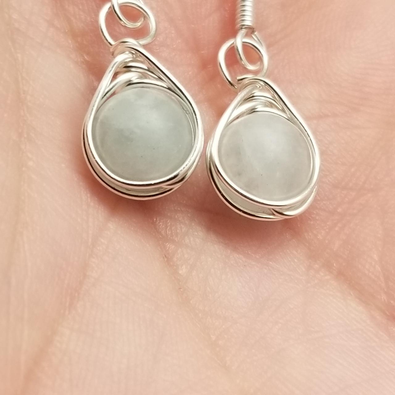 Handmade Tear Drop Dagnle Earrings
