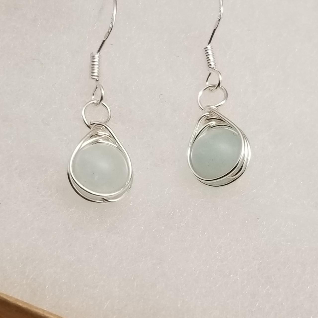 Handmade Tear Drop Dagnle Earrings