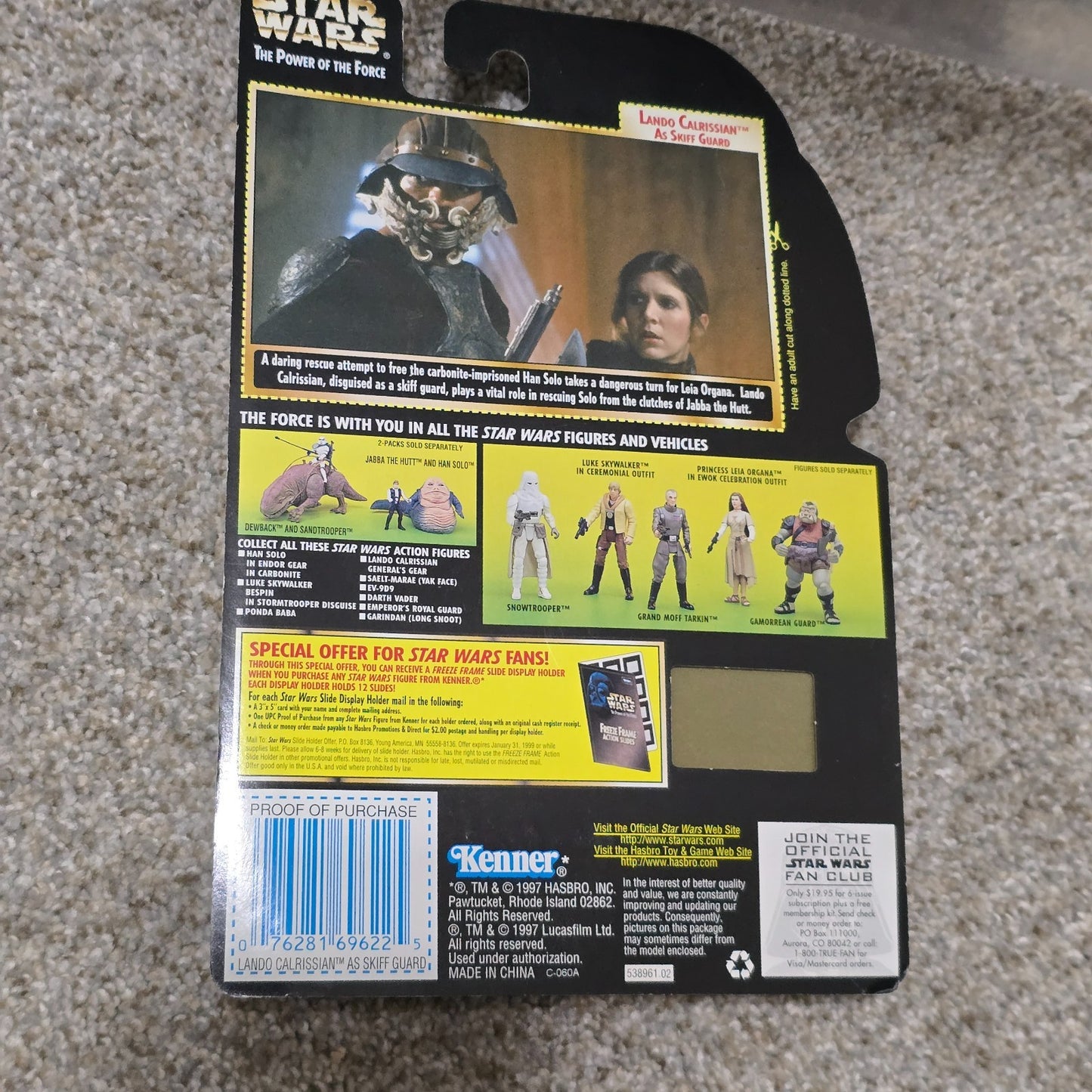 Star Wars Power of the Force Freeze Frame Kenner 1997 MOC