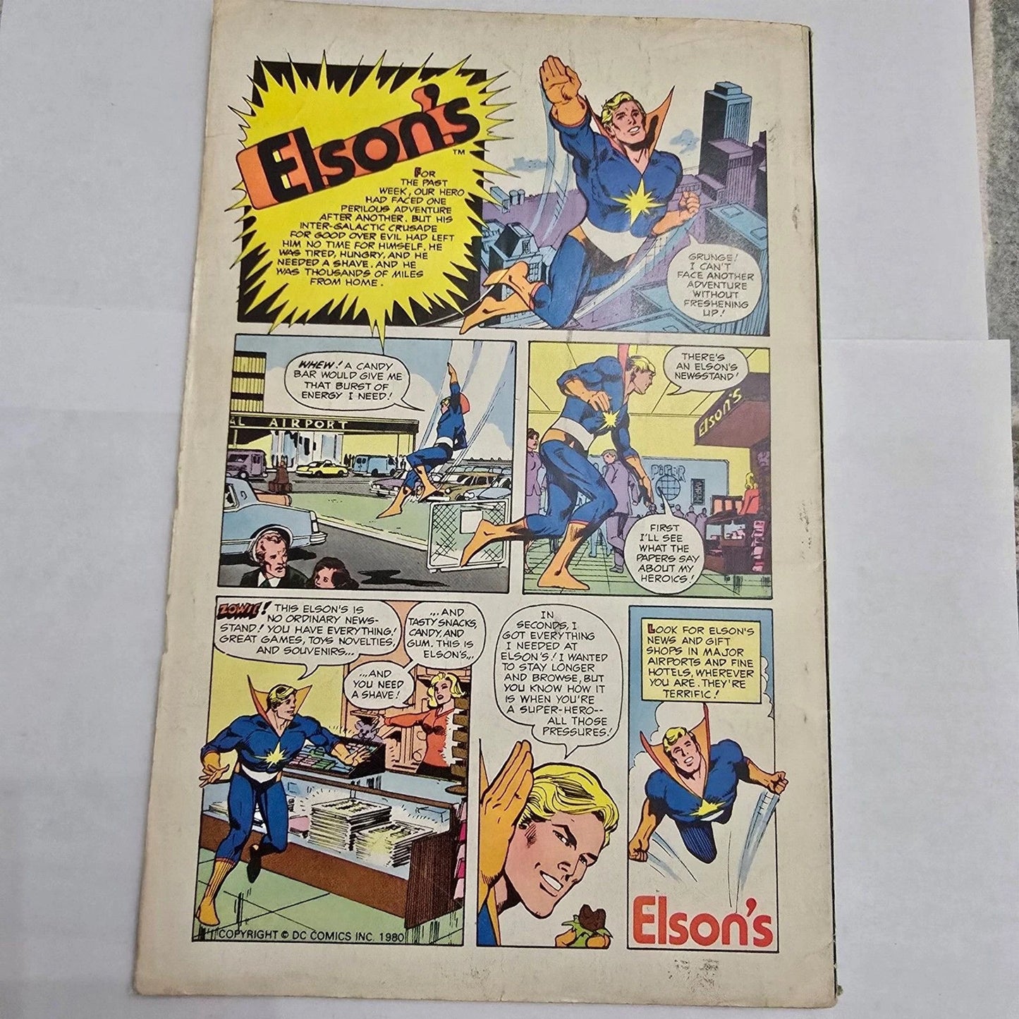DC Super Heroes Comics Elson's Series 4 (1980) Promotional Comic