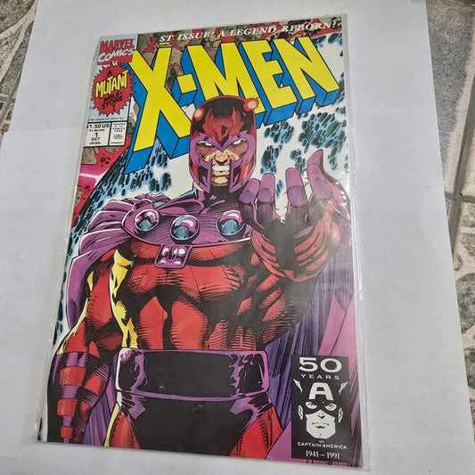 X-Men #1 Magneto Cover (1991) Marvel Comics Jim Lee