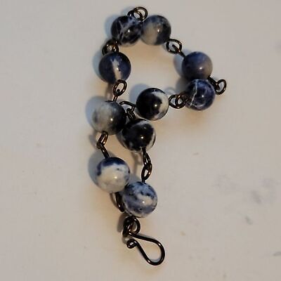 Handmade Sodalite Bead Bracelet