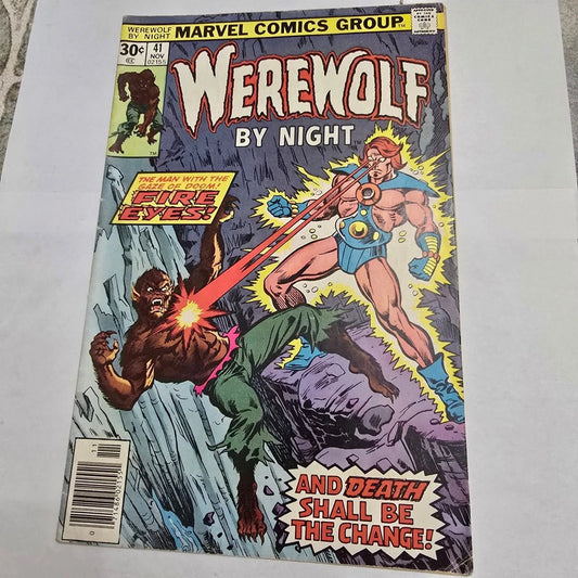 Werewolf By Night #41 Marvel Comic 1976 Bronze Age Horror