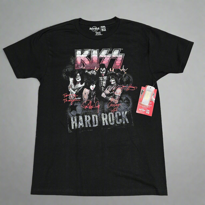 Hard Rock Cafe x KISS Signature Series 32 Amsterdam T-Shirt Medium NWT 2014