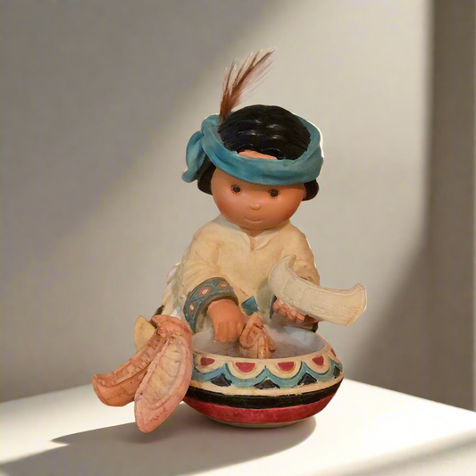 Friends of the Feather – “Canoe Be Five, Too?” – 1997 Enesco Figurine #326437