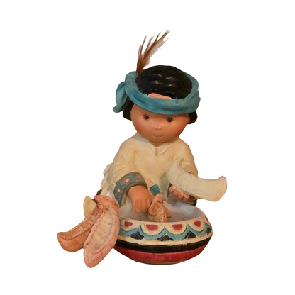 Friends of the Feather – “Canoe Be Five, Too?” – 1997 Enesco Figurine #326437