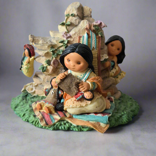 Enesco Friends of the Feather – “Wise One Who Wraps Love With Kindness” – 1997 Limited Edition Figurine (#326542)
