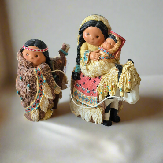 Enesco Friends of the Feather – “Chosen People” – 1996 Figurine Set (#188166)