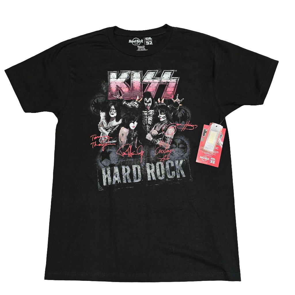 Hard Rock Cafe x KISS Signature Series 32 Amsterdam T-Shirt Medium NWT 2014