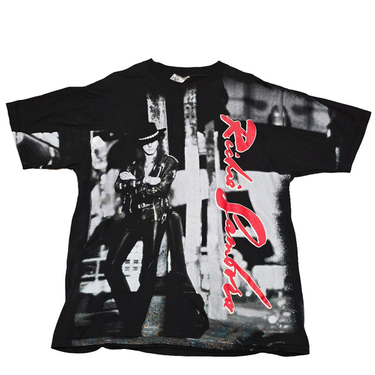 Vintage 1991 Richie Sambora Stranger in This Town T-Shirt Made in France XL