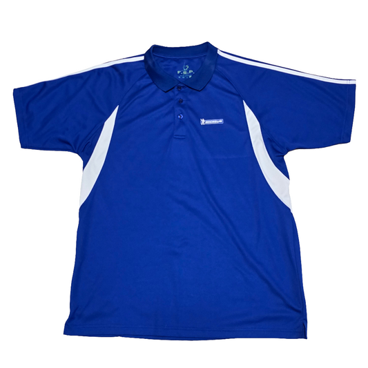 Michelin F.S.P. by HTT Performance Polo Shirt Blue White XL