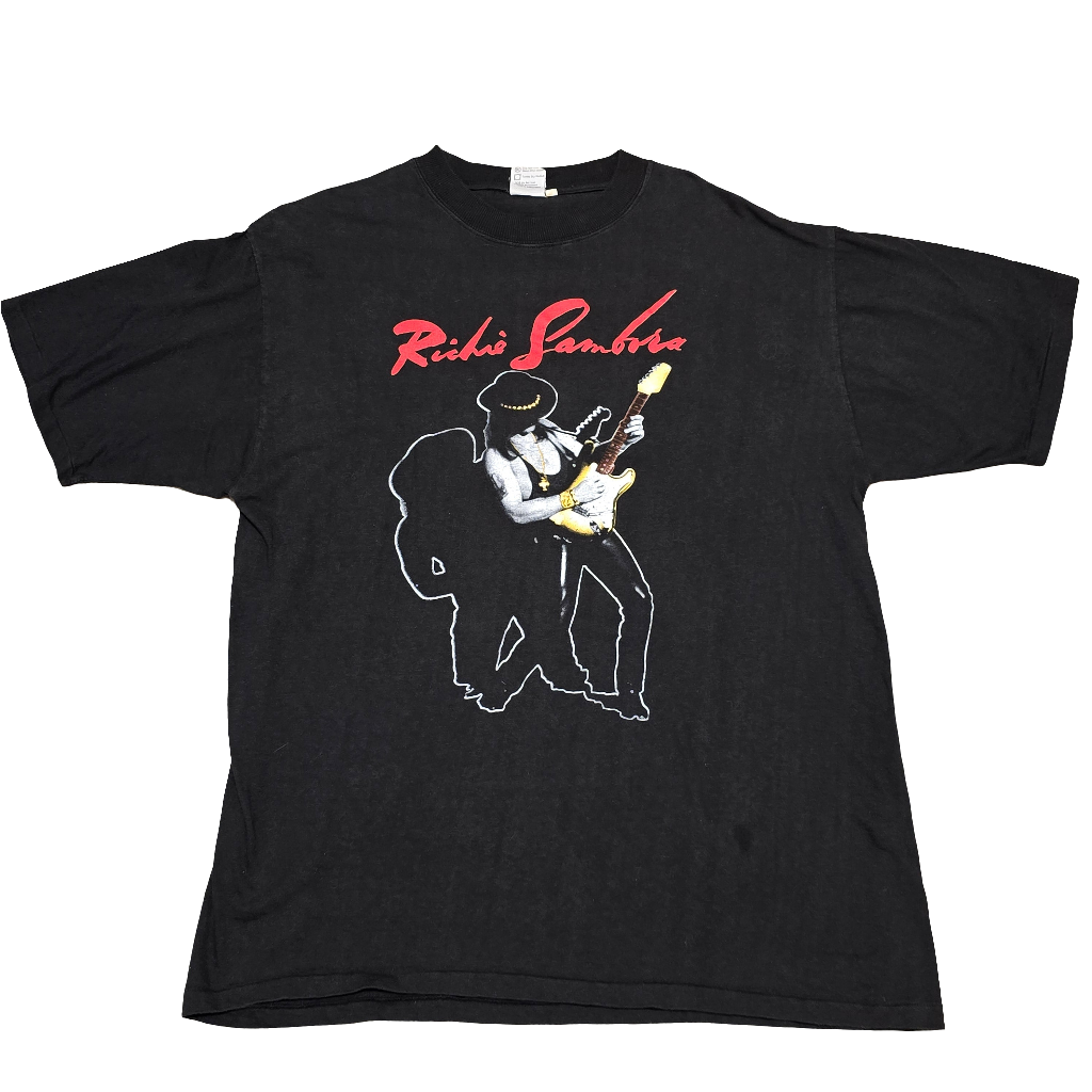 Vintage 1991 Richie Sambora Stranger Tour ’91 T-Shirt Made in France XL