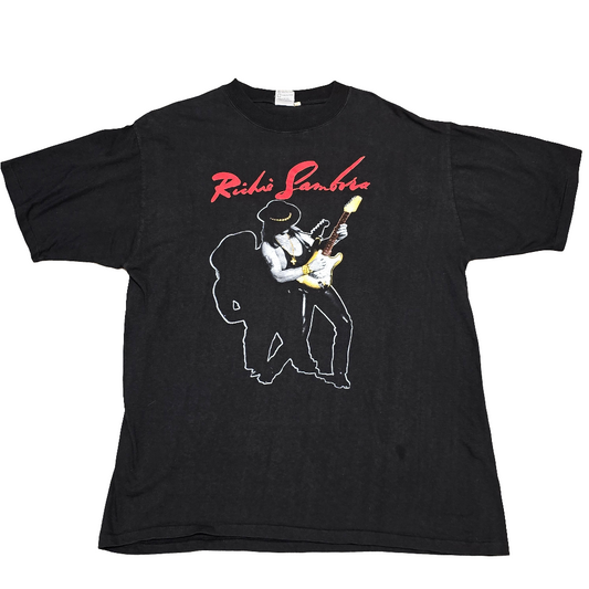 Vintage 1991 Richie Sambora Stranger Tour ’91 T-Shirt Made in France XL