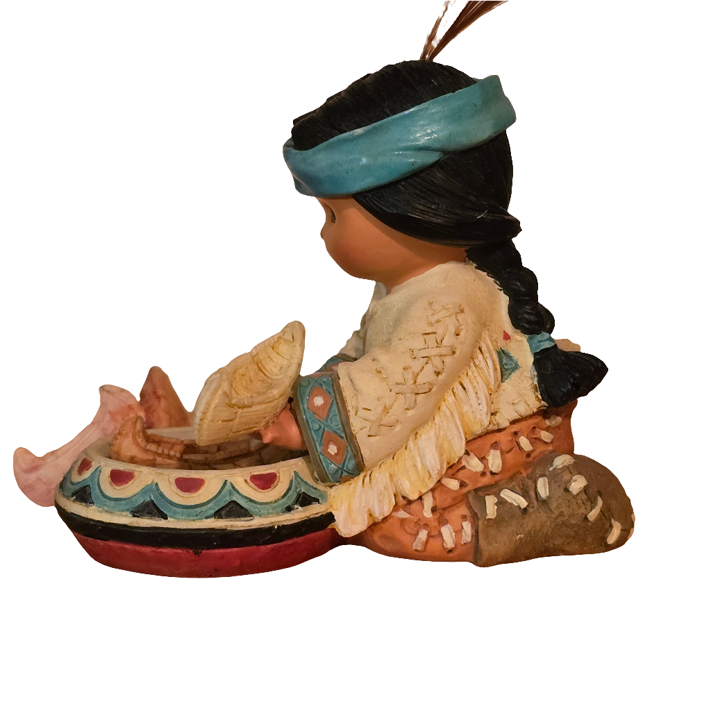Friends of the Feather – “Canoe Be Five, Too?” – 1997 Enesco Figurine #326437
