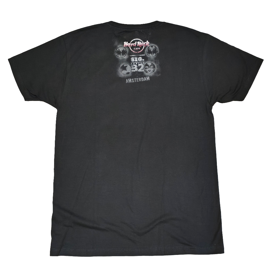 Hard Rock Cafe x KISS Signature Series 32 Amsterdam T-Shirt Medium NWT 2014