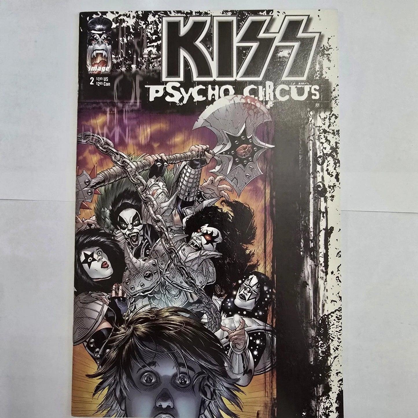 KISS Psycho Circus #2 Image Comics 1997 Gene Simmons Paul Stanley Comic