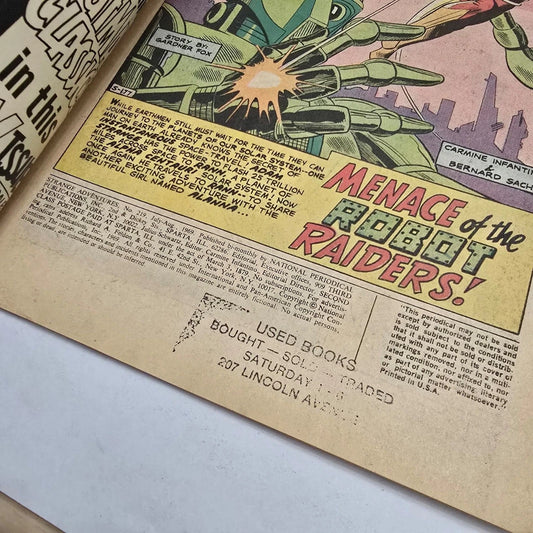 Strange Adventures #219 Adam Strange DC Comic 1969 Bronze Age Sci-Fi