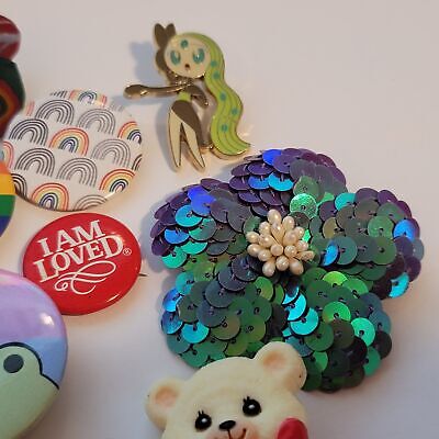 Lot of 13 Various Pins