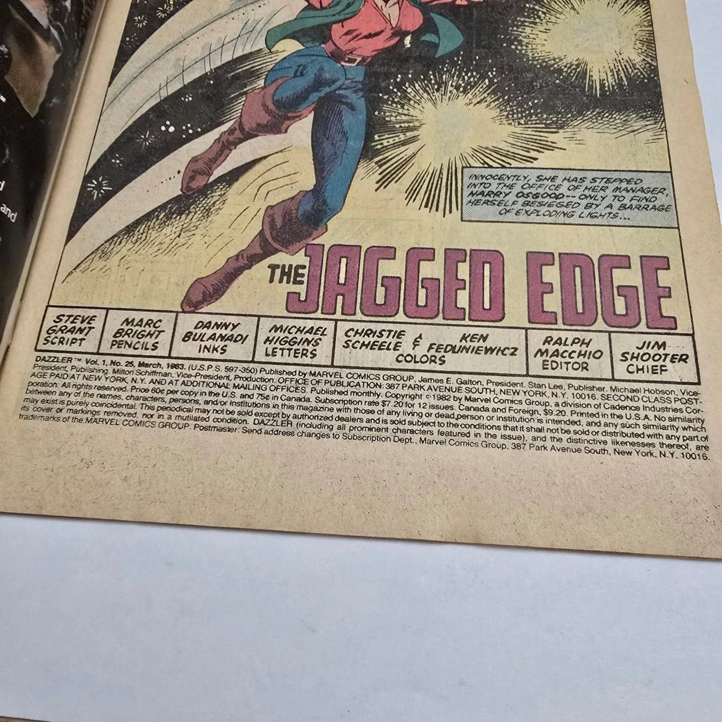 Dazzler #25 Marvel Comic 1983 Vintage X-Men Universe