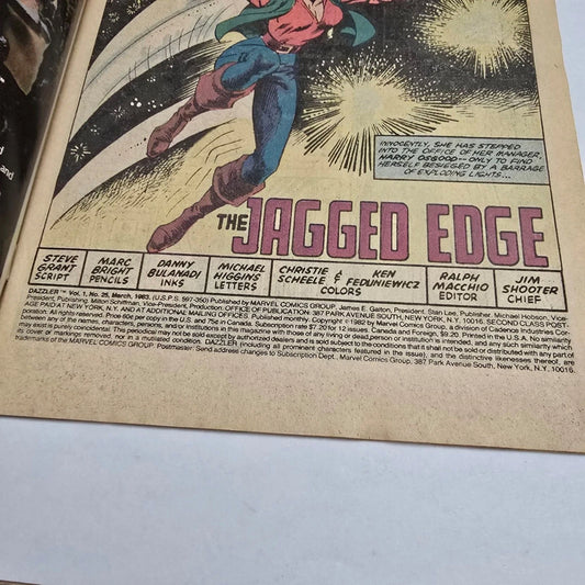 Dazzler #25 Marvel Comic 1983 Vintage X-Men Universe