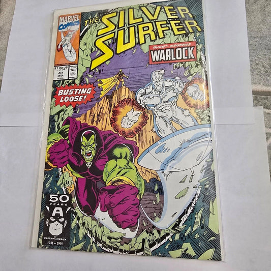 Silver Surfer #47 Adam Warlock Appearance Marvel Comics 1991