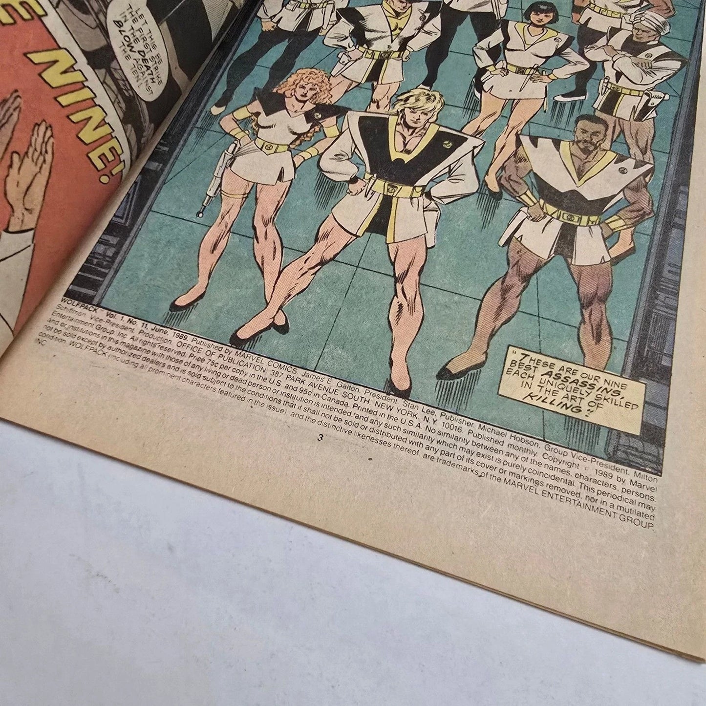 Wolfpack #11 Marvel Comic 1989 Limited Series Bronze Age