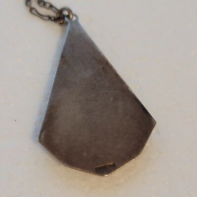 Vintage 1931 Military U.S. Naval Academy Battleship Sterling Pendant