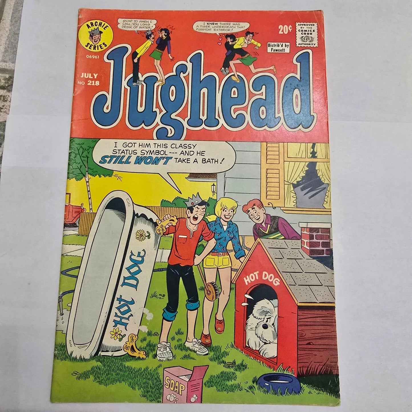 Jughead #218 Archie Comics 1973 Bronze Age Vintage Comic