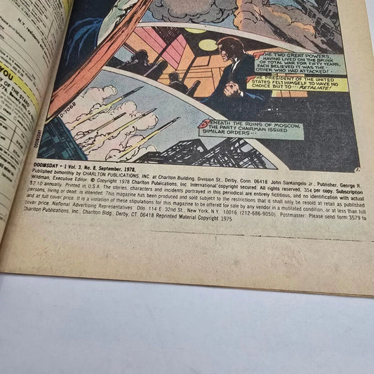 Doomsday +1 #8 (1978) Charlton Comics Vintage Sci-Fi Comic
