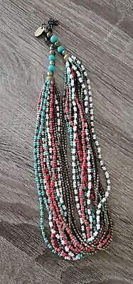 Multi-Strand Beaded Necklace by ZAD