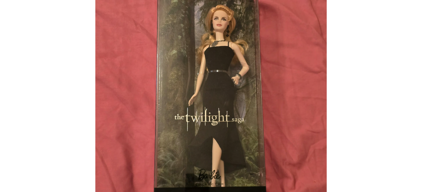 The Twilight Saga: Breaking Dawn– Rosalie 2012 Barbie Doll Pink Label