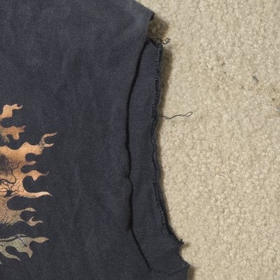 Vintage Megadeth Youthanasia 1995 World Tour T-Shirt Cutoff Sleeves Metal Band T