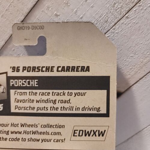 Hot Wheels 96 Porsche Carrera Black