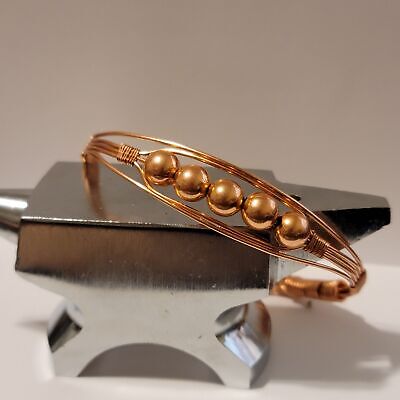 Handmade Copper Wire Cuff Style Bracelet
