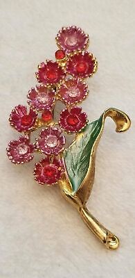 Pink Flower Brooch