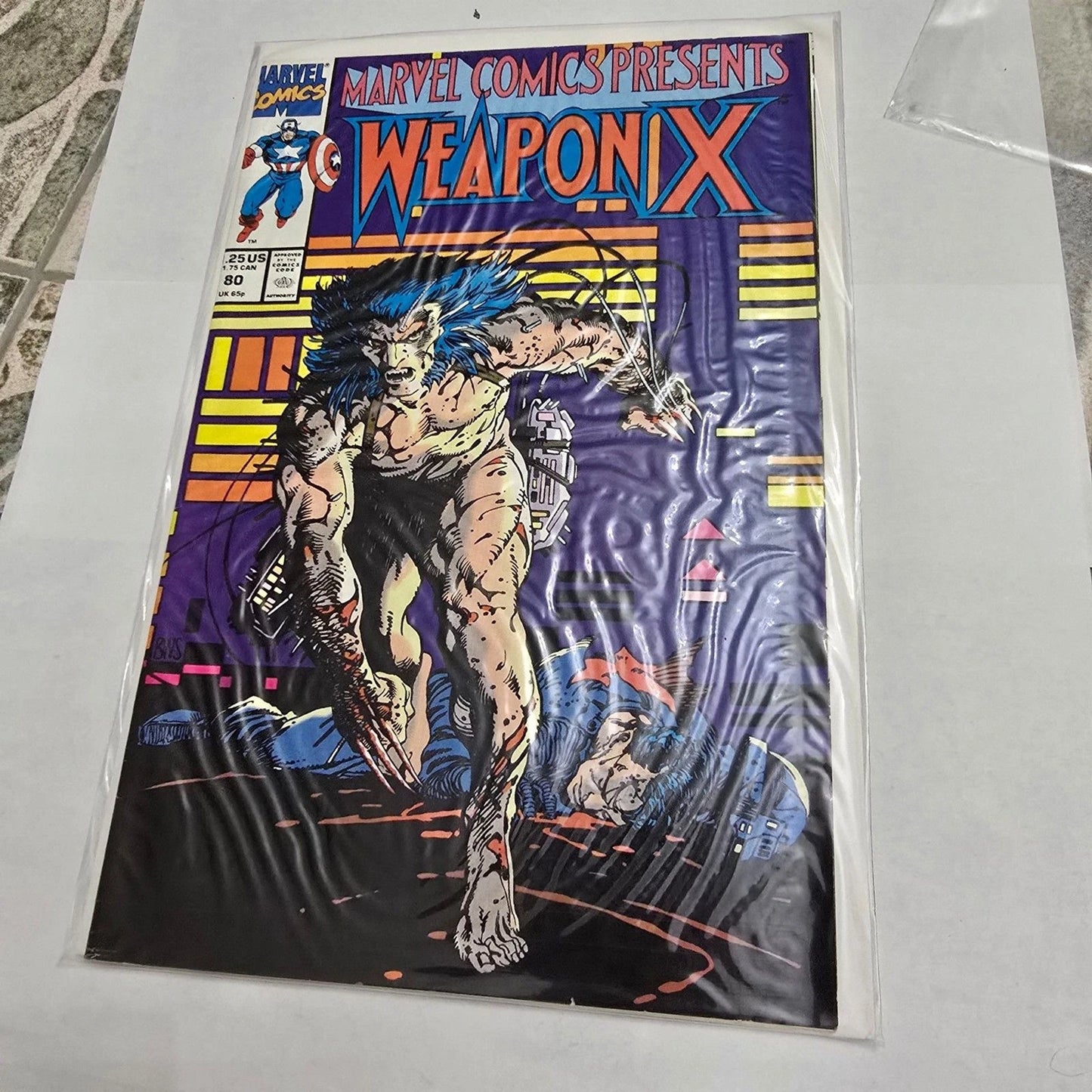Marvel Comics Presents #80 Weapon X Wolverine Marvel 1991