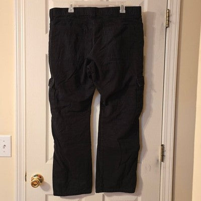 Men’s Black Distressed Jeans – Straight Leg Style
