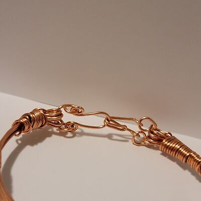 Handmade Copper Wire Cuff Style Bracelet