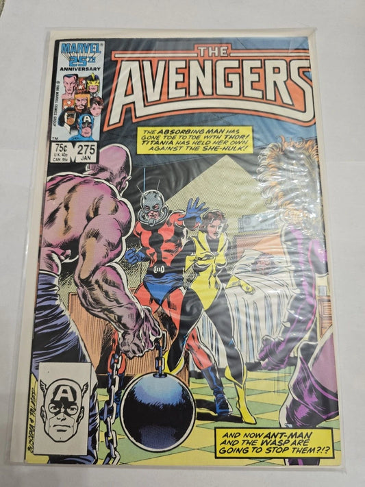Avengers #275 Marvel 1987 Ant-Man Wasp Comic Book