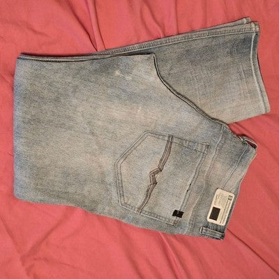 Buffalo David Bitton Men's Faded Gray Skinny Jeans MAX-X Basic