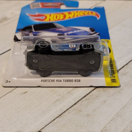 Hot Wheels Porsche 934 Turbo RSR Silver Speed Graphics FALKEN New Protecto Pak