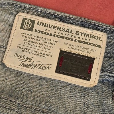 Buffalo David Bitton Men's Faded Gray Skinny Jeans MAX-X Basic